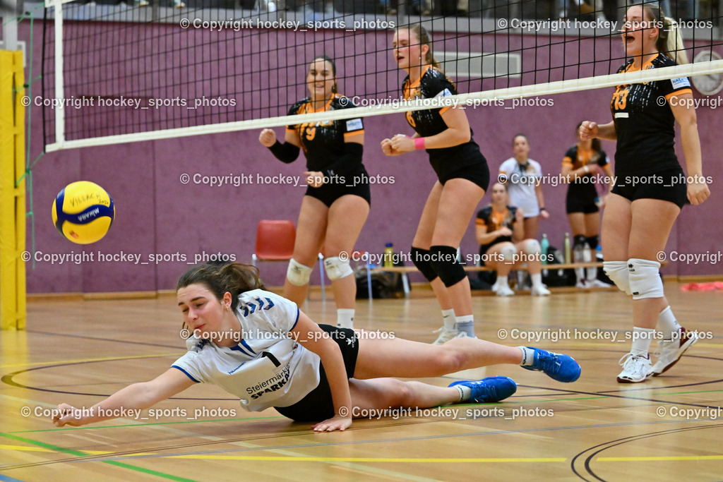 ASKÖ Volley Eagles vs. TUS Bad Radkersburg 19.11.2023 | #1 SAMMT Elena, #13 BEBEKAJLO Vanessa