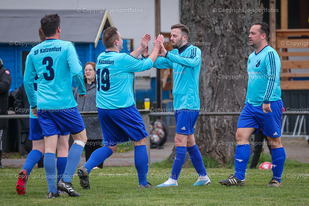 BQ3I6660 | 06.04.2023; Kreisliga B Wetzlar; Rasenplatz Katzenfurt; SF Katzenfurt - SG Biskirchen/Ulmtal; Ergebnis: 6:0 (2:0)