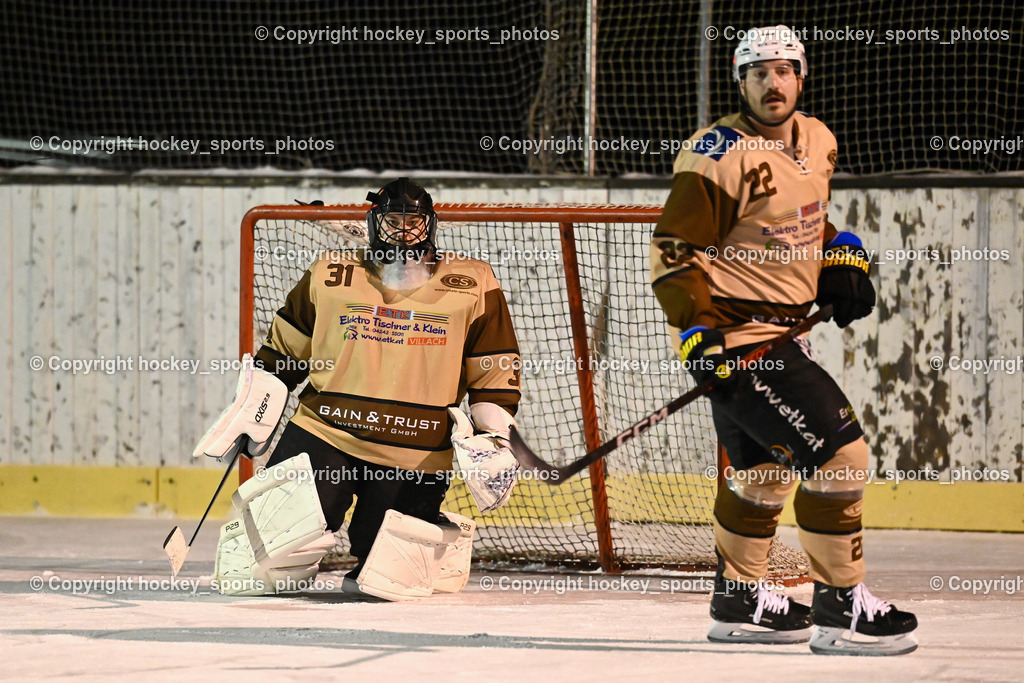 EC Kellerberg vs. ASKÖ Görlach 27.1.2024 | #31 Frank Patrick, #22 Matzke Timo