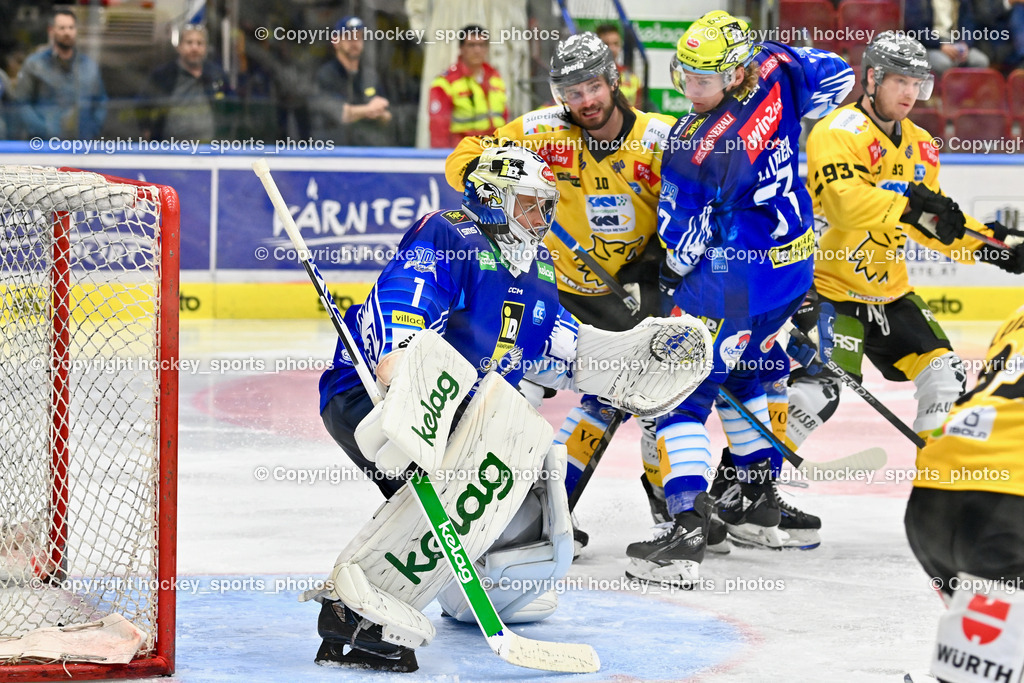 EC IDM Wärmepumpen VSV vs. HC Pustertal 14.10.2022 | #1 Lamoureux Jean Philippe, #10 Roy Marc-Olivier, #77 Lindner Philipp