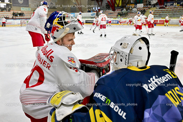 EK Zeller Eisbären vs. Redbull Eishockey Akademie 9.2.2023 | #30 Pfarrmaier Thomas, #31 Schultes Alois