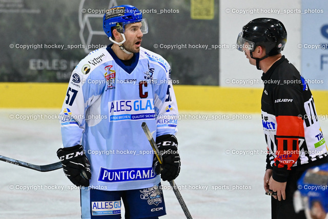 ESC Steindorf vs. EC Spittal Hornets 3.12.2022 | #57 Wilfan Franz, HOLZER Daniel Referee