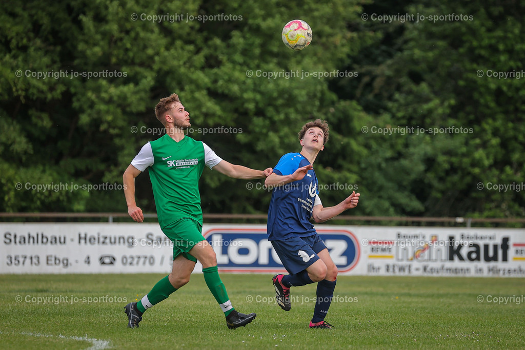 BQ3I3281 | 09.06.2023; Relegation zur Kreisliga B Dillenburg; Rasenplatz Hirzenhain; SSV Hirzenhain - TSV Ballersbach II; Ergebnis: 1:3 (1:2)