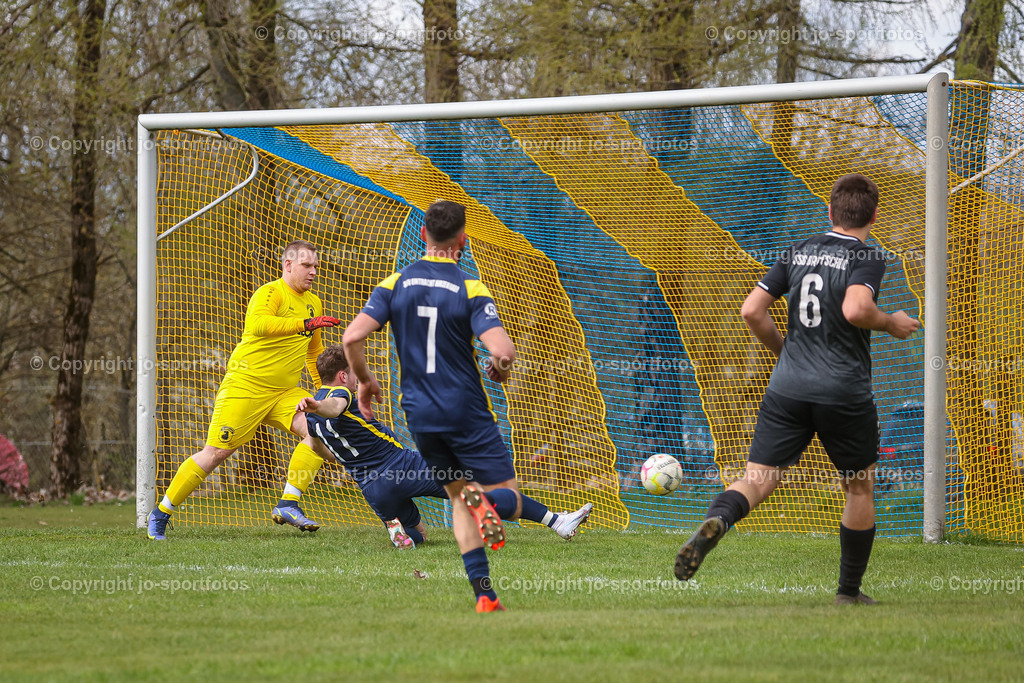 BQ3I3531 | 23.04.2023; Kreisliga C Dillenburg; Rasenplatz Hirzenhain; SSV Hirzenhain - SSG Breitscheid II; Ergebnis: 5:0 (3:0)