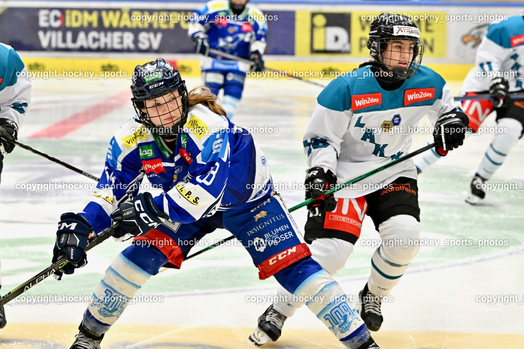 VSV LADY HAWKS vs. Lakers Kärnten | #68 Petrova Zoe VSV LADY HAWKS, #18 Bachler Britta Lakers Kärnten, VSV LADY HAWKS vs. Lakers Kärnten, VSV LADY HAWKS vs. Lakers Kärnten am 15.10.2025 in Villach (Stadthalle Villach), Austria, (Photo by Bernd Stefan)