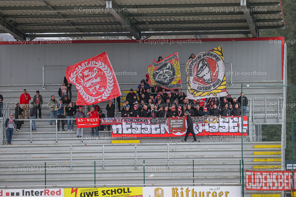 BQ3I6500 | 29.04.2023; Regionalliga Südwest; SIBRE Sportzentrum Haarwasen; TSV Steinbach Haiger - KSV Hessen Kassel; Ergebnis: 2:0 (0:0)