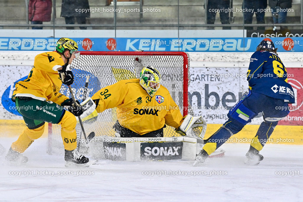 EK Zeller Eisbären vs. EHC Lustenau 28.2.2023 | #86 König David, #34 Hanses Erik Rickard, #67 Kittinger Patrik