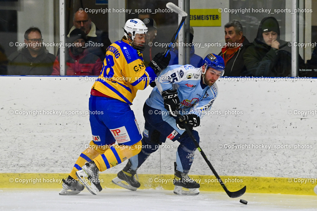 EHC Althofen vs. ESC Steindorf 27.2.2023 | #58 Goritschnig Martin, #95 Gelfanov Ruslan