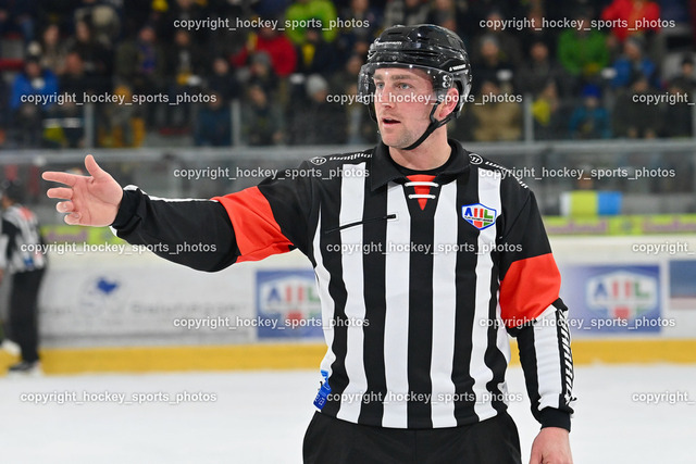 EK Zeller Eisbären vs. Redbull Eishockey Akademie 9.2.2023 | SCHAUER Jakob Referee