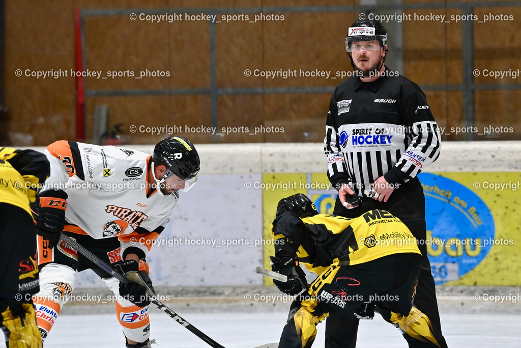 EC Spittal Hornets vs. USC Piraten Velden 7.2.2024 | #90 Edlinger Patrick, Wucherer Gerald Referee