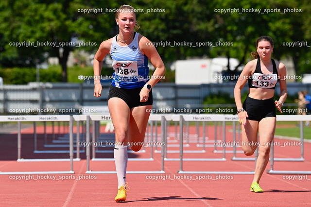 LC Villach Meeting 9.6.2023 | 80 Meter Hürden, Sonja SCHUSTEREDER, Nina SCHNEIDER, LC Villach, LAC Klagenfurt