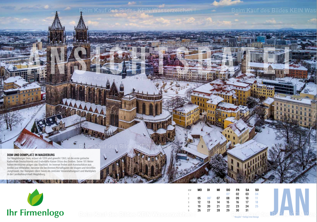 Kalender_Sachsen-Anhalt_2026_Ansicht_1 | Die Magdeburger Platte® - das sind die schönsten Luftbilder von Magdeburg & Sachsen-Anhalt auf Acryl, Leinwand oder zum Download. Das ist Luftbildfotografie & Luftbildaufnahmen mit Drohne & Flugzeug.  - Realisiert mit Pictrs.com