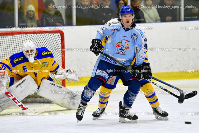 EHC Althofen vs. ESC Steindorf 27.2.2023 | #31 Horn Fabian, #91 Kravanja Kristian,