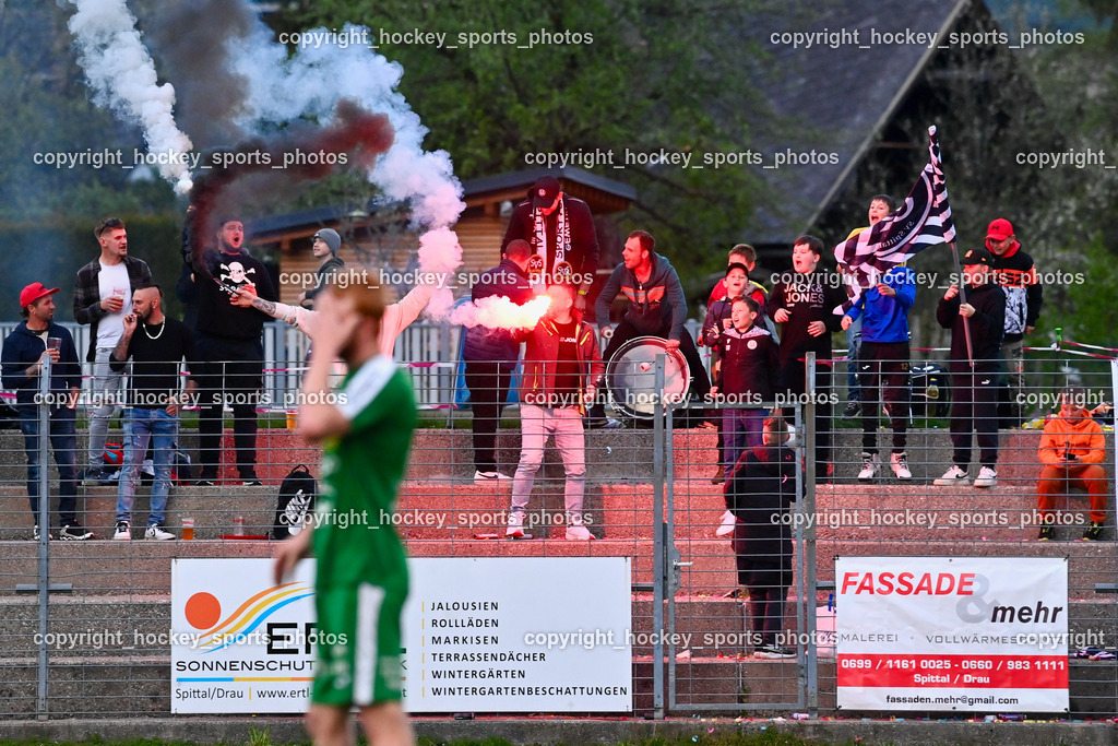 SV Sportastic Spittal/Drau 1921vs. FC Lendorf 28.4.2023 | SV Spittal fans, Bengalen