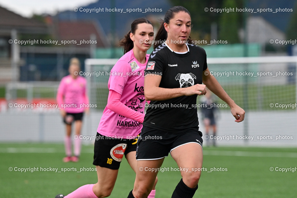 Liwodruck Carinthians Hornets vs. FC Pingau Saalfelden Frauen 29.10.2023  | #26 Natalie Lynn Stephens, #18 Laura Therese Kert