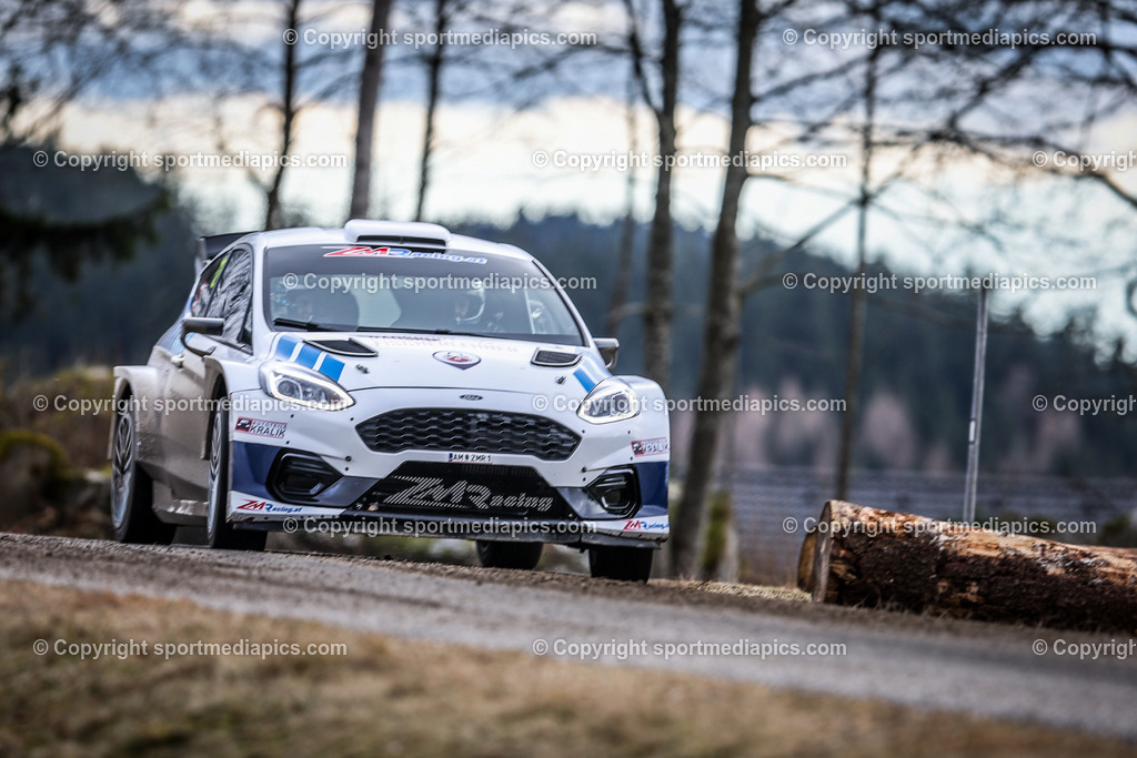 Test Jaenner Rallye | Liebenau, AUSTRIA,30.Dezember 2023 - Test Jaenner Rallye, Image shows Martin FISCHERLEHNER, Catharina SCHMIDT (AUT/Ford Fiesta Rally2).
Photo: Sportmediapics.com/ Manfred Binder