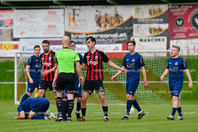 ESV Admira vs. ATUS Velden 20.5.2023 | #11 Dejan Kecanovic, Lap Jan Referee, #23 Advan Pozderac, #18 Nicolas Manuel Modritz, #6 Niklas Janke