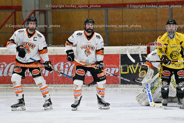 EC Spittal Hornets vs. USC Piraten Velden 7.2.2024 | #76 Holzer Nikolaus, #91 Bergmann Jonathan, #98 Thalhammer Dominic