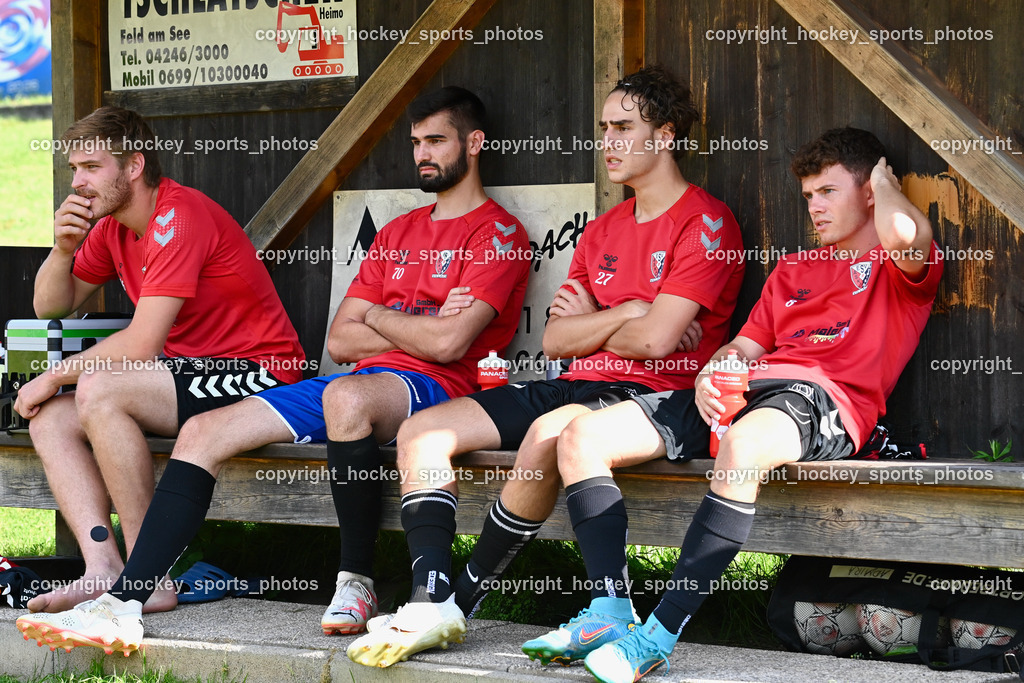 WSG Radenthein vs. ESV Admira Villach 15.8.2023 | Spielerbank ESV Admira, #44 Thomas Krassnitzer, #92 Thomas Krassnitzer, #18 Lukas Nico Gössl, #8 Michael Unterassinger