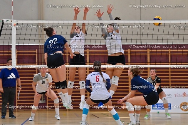 ASKÖ Volley Eagles vs. ATSC Kelag Wildcats 16.10.2022 | #22 BOYD Alisa Zoe, #4 PICHLER Verena, #11 PRANJIC Ana