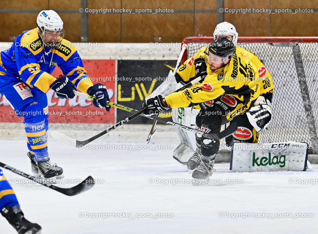 EC Spittal Hornets vs. EHC Althofen 6.1.2024 | #95 Zemasch Marcel, #15 Rossbacher Daniel, #28 Ameisbichler Lukas