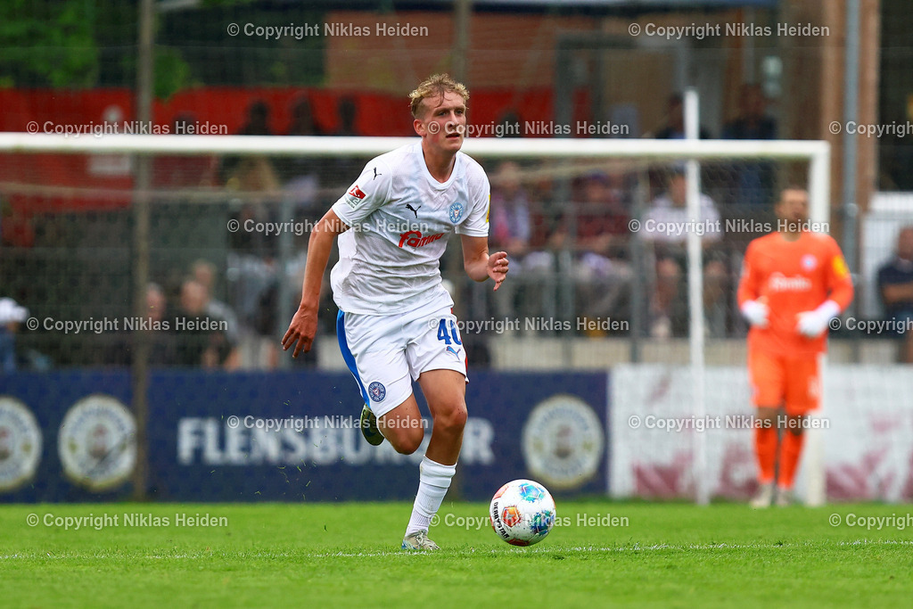 NH_SCWeicheFlensburg08_HolsteinKiel_Testspiel_28062025 | #46 Casper Medlin (Holstein Kiel)Fußball I Herren I Freundschaftsspiel I Saison 2025-2026  I SC Weiche Flensburg 08 - Holstein Kiel I 28.06.2025 I Manfred-Werner-Stadion - Realisiert mit Pictrs.com