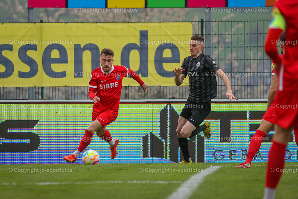 BQ3I6685 | 29.04.2023; Regionalliga Südwest; SIBRE Sportzentrum Haarwasen; TSV Steinbach Haiger - KSV Hessen Kassel; Ergebnis: 2:0 (0:0)