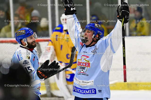 EHC Althofen vs. ESC Steindorf 27.2.2023 | #46 Maurer Julian Jubel, #15 Gasser Daniel