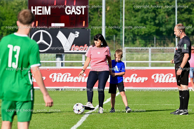 SC Landskron vs. FC KAC 1909 28.7.2023 | Weichsler Arno Referee, Ehrenanstoß