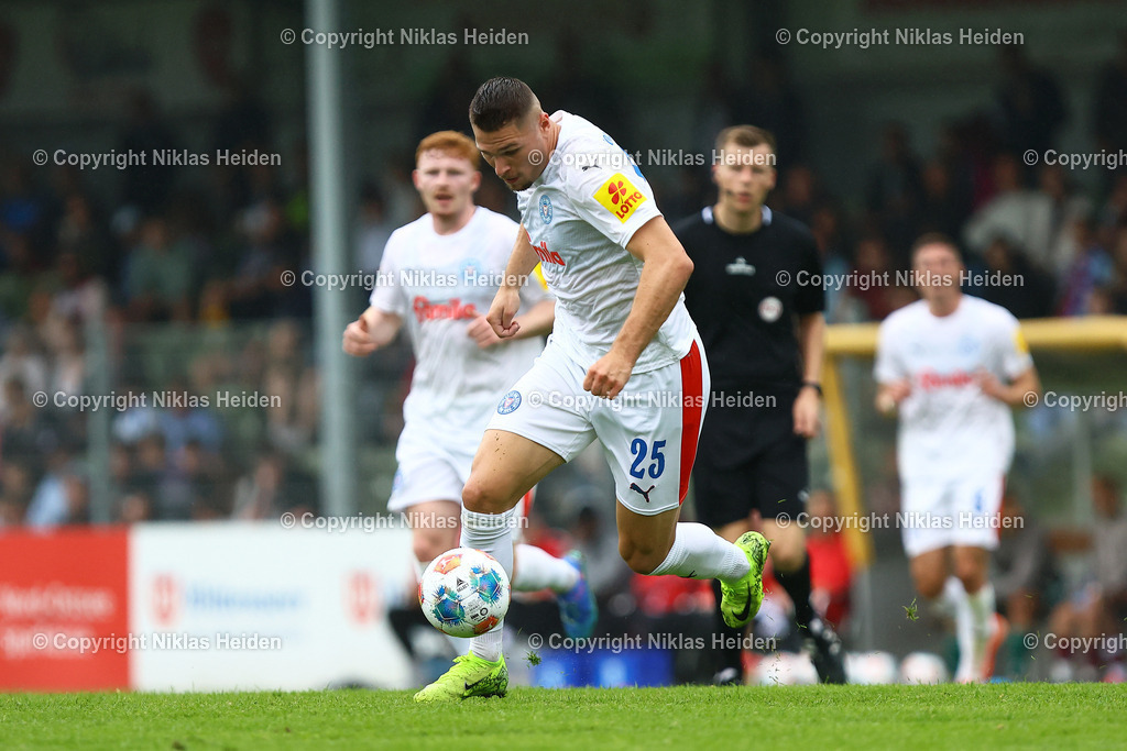 NH_SCWeicheFlensburg08_HolsteinKiel_Testspiel_28062025 | #25 Marcus Müller (Holstein Kiel)Fußball I Herren I Freundschaftsspiel I Saison 2025-2026  I SC Weiche Flensburg 08 - Holstein Kiel I 28.06.2025 I Manfred-Werner-Stadion - Realisiert mit Pictrs.com