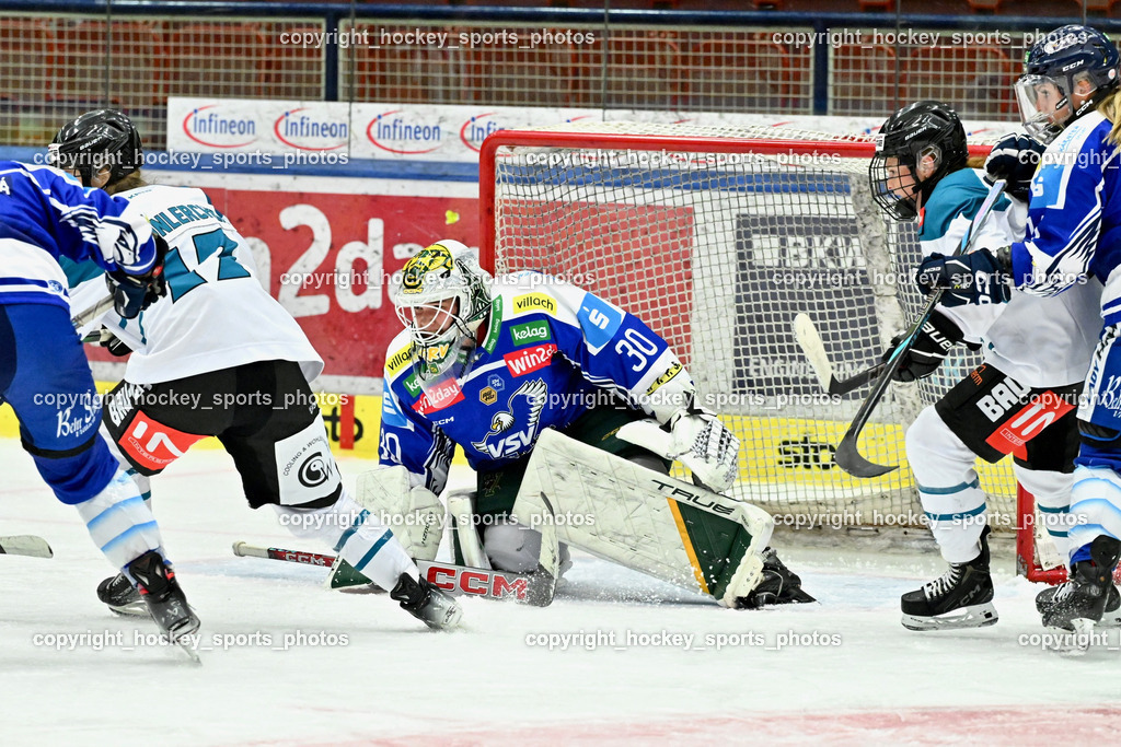 VSV LADY HAWKS vs. Lakers Kärnten | #30 Gervais Jane VSV LADY HAWKS, VSV LADY HAWKS vs. Lakers Kärnten, VSV LADY HAWKS vs. Lakers Kärnten am 15.10.2025 in Villach (Stadthalle Villach), Austria, (Photo by Bernd Stefan)