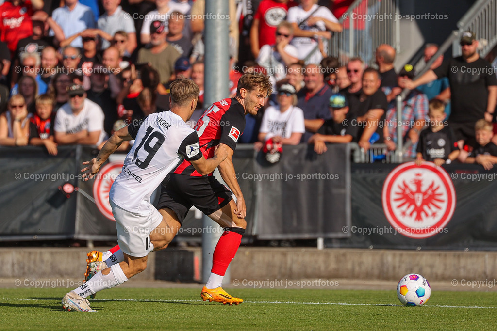 BQ3I2766 | 18.07.2023; Testspiel; Sibre Sportzentrum Haarwasen; TSV Steinbach Haiger - Eintracht Frankfurt; Ergebnis: 2:1 (1:1)