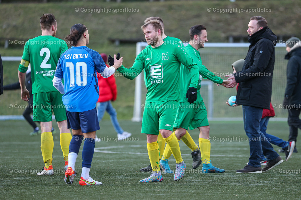 BQ3I7232 | 26.02.2023; Kreisliga B Dillenburg; Kunstrasenplatz Bicken; TSV Bicken 2 - TSV Eibach; Endstand: 2:3