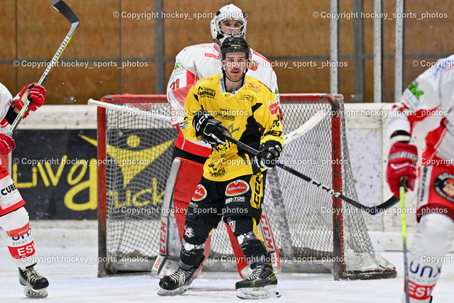 EC Spittal Hornets vs. ESV Ferlach 16.12.2023 | #22 Thaler Tim, #31 Kocheim Marc