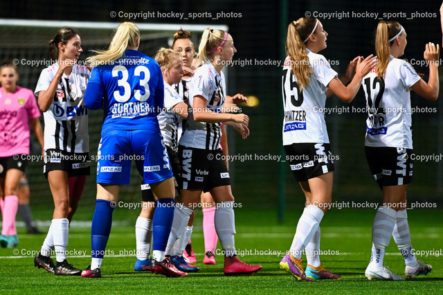 Liwodruck Carinthians Hornets vs. LASK Frauen 16.9.2023 | Jubel LASK Frauen Mannschaft, #7 Florentina Sensenberger, #33 Andrea Gurtner, #16 Alzbêta Nèmcová, #8 Simone Krammer, #75 Mavie Schweitzer, #12 Katharina Mayr