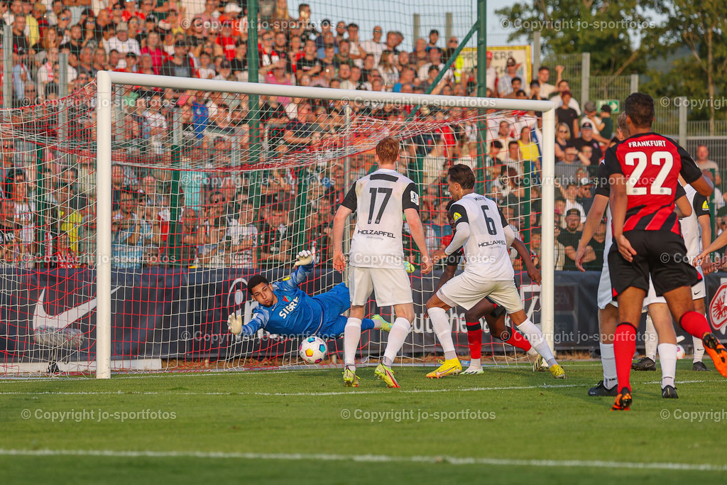 BQ3I5232 | 18.07.2023; Testspiel; Sibre Sportzentrum Haarwasen; TSV Steinbach Haiger - Eintracht Frankfurt; Ergebnis: 2:1 (1:1)