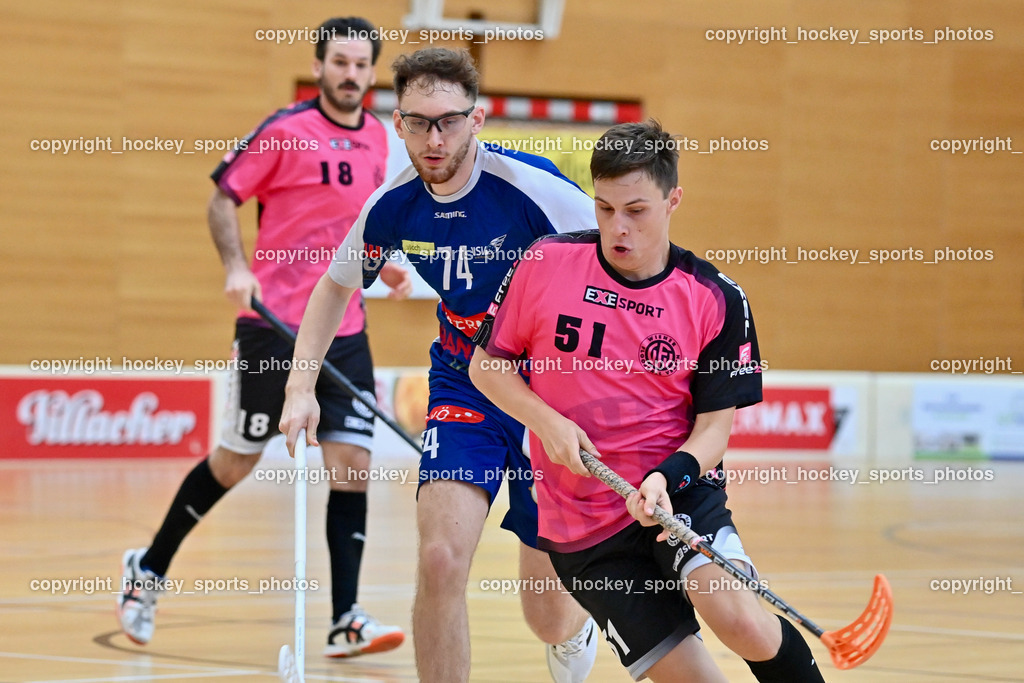 VSV Unihockey vs. Wiener Floorballverein 11.9.2022 | #51 Christopher Langer, #74 Luca Wurmitzer