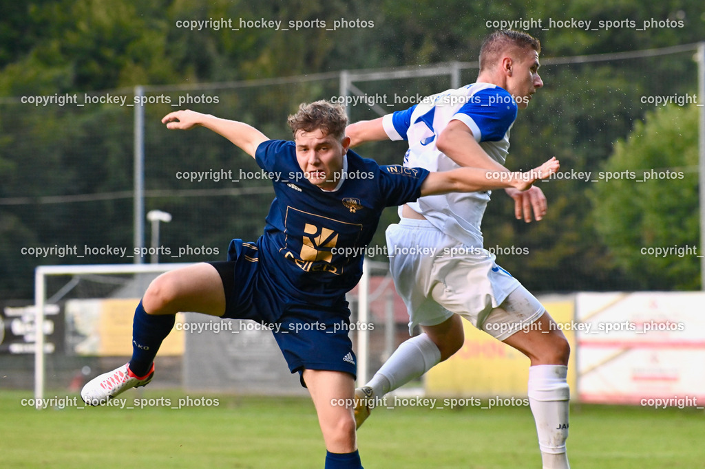 ATUS Velden vs. SK Treibach 8.9.2023 | #77 Lukas Valentin Perdacher, #4 Raffael Mario Käfer