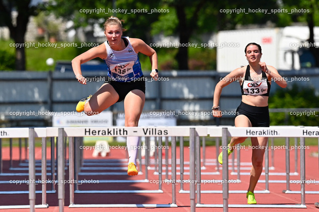 LC Villach Meeting 9.6.2023 | 80 Meter Hürden, Sonja SCHUSTEREDER, Nina SCHNEIDER, LC Villach, LAC Klagenfurt