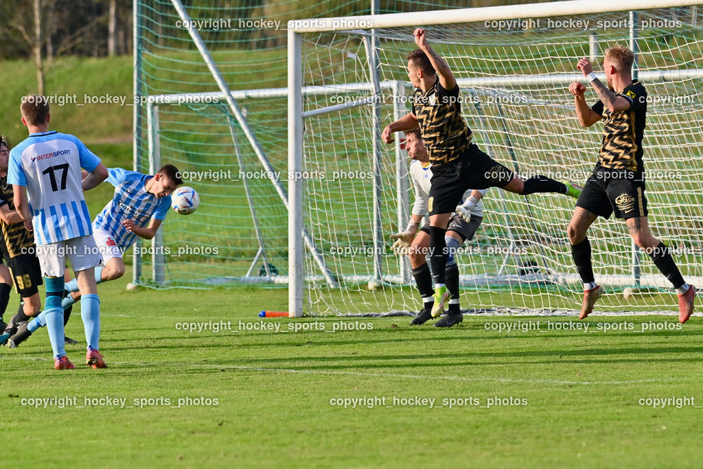 SK Kirchbach vs. SV Tristach 15.10.2022 | #19 Nebojsa Markovic, #10 Domen Potocnik, #1 Stefan Buchacher, #4 Lukas Schrott, #17 Clemens Hannes Klocker