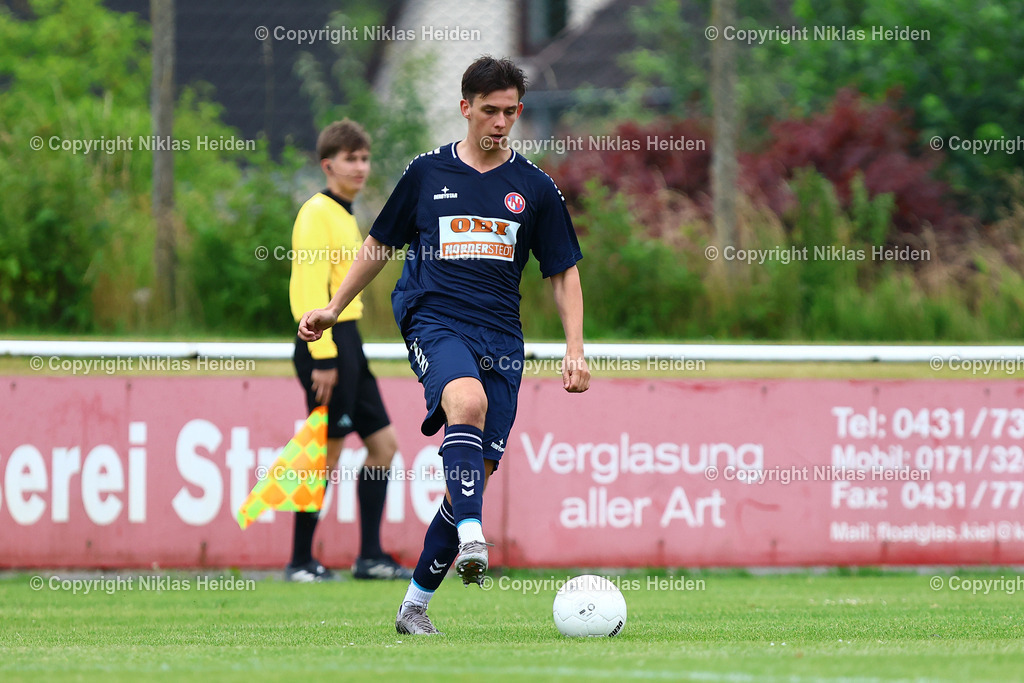 NH_HolsteinKielU23_FCEintrachtNorderstedt_Testspiel_05072025 | #24 Joris Mats Bente (FC Eintracht Norderstedt)Fußball I Herren I Testspiel I Saison 2025-2026  I Holstein Kiel U23 - FC Eintracht Norderstedt I 05.07.2025 I Stadtwerke Arena Eckernförde - Realisiert mit Pictrs.com