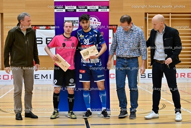 VSV Unihockey vs. Wiener Floorballverein 26.3.2023 | #9 Laurin Zehetner, Spieler des Abends, MPV, #30 Christoph Steiner