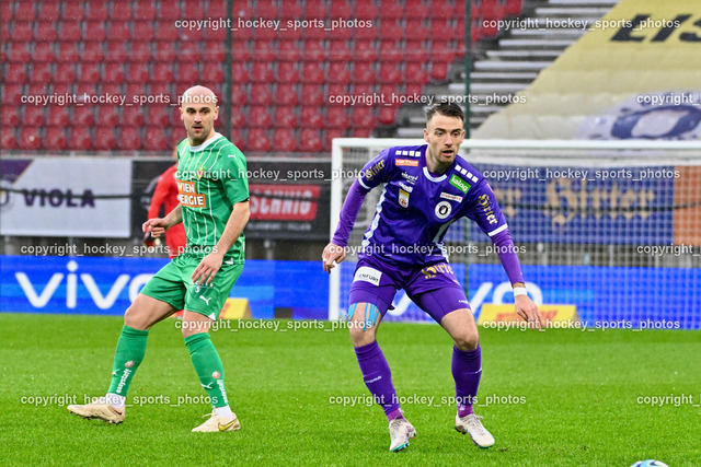 Austria Klagenfurt vs. SK Rapid 10.3.2024 | #8 Lukas Grgic, #23 Max Besuschkow