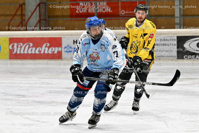 EC Spittal Hornets vs. ESC Steindorf 28.10.2023 | #71 Dobnig Elias, #15 Rossbacher Daniel