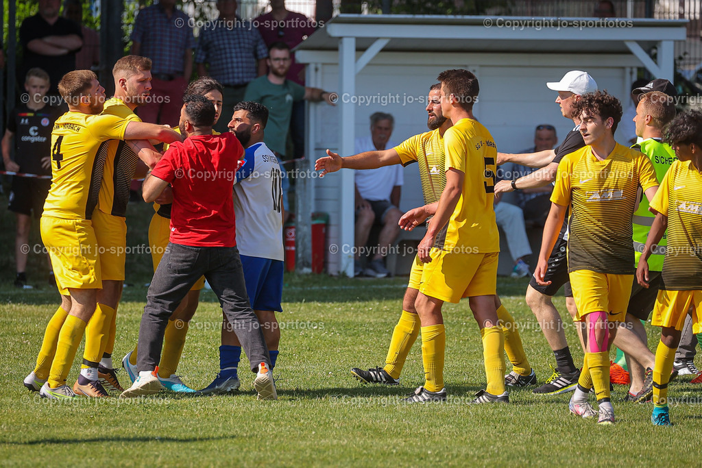 BQ3I7028 | 11.06.2023; Relegation Rückspiel zur Kreisliga A Dillenburg; Rasenplatz Sinn; SG Sinn/Hörbach - SSV Wissenbach; Ergebnis 2:1 (1:0)