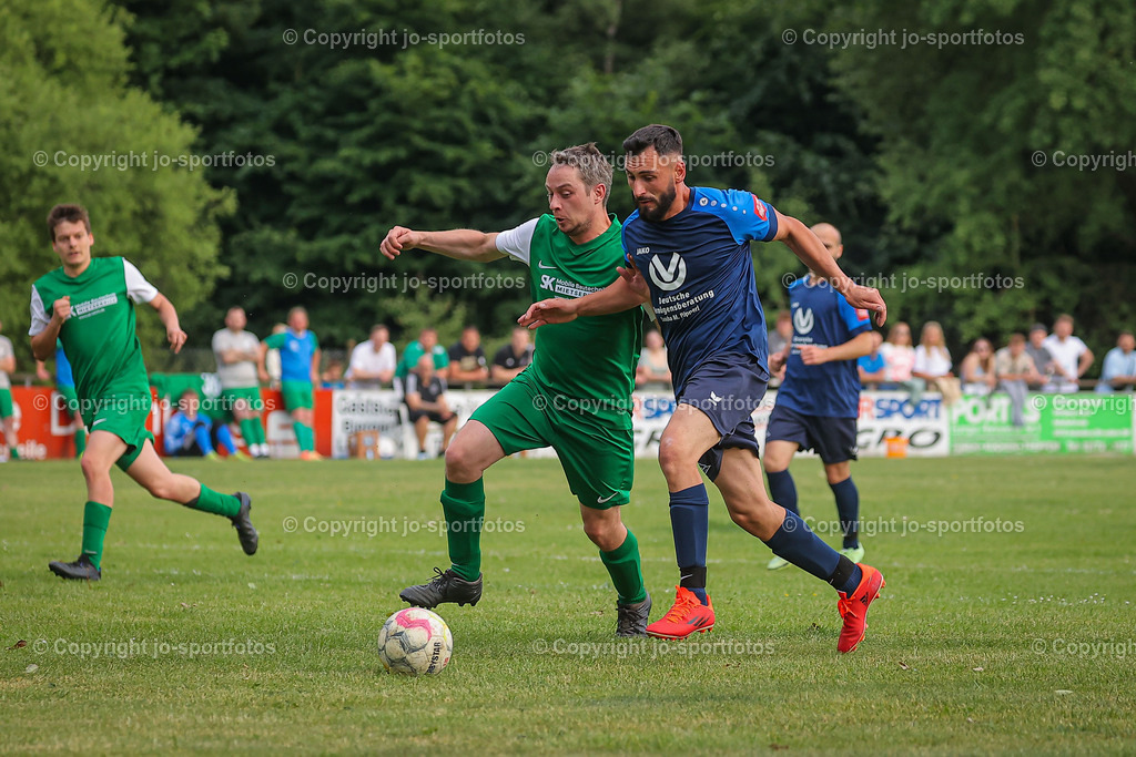 BQ3I3488 | 09.06.2023; Relegation zur Kreisliga B Dillenburg; Rasenplatz Hirzenhain; SSV Hirzenhain - TSV Ballersbach II; Ergebnis: 1:3 (1:2)