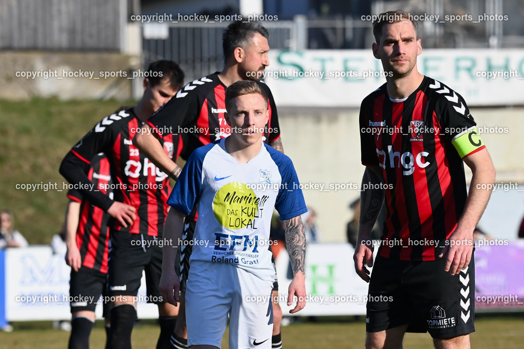 ESV Admira vs. FC Dölsach 18.3.2023 | #7 Marco Kudler, #23 Julian Löschnig, #11 Dejan Kecanovic