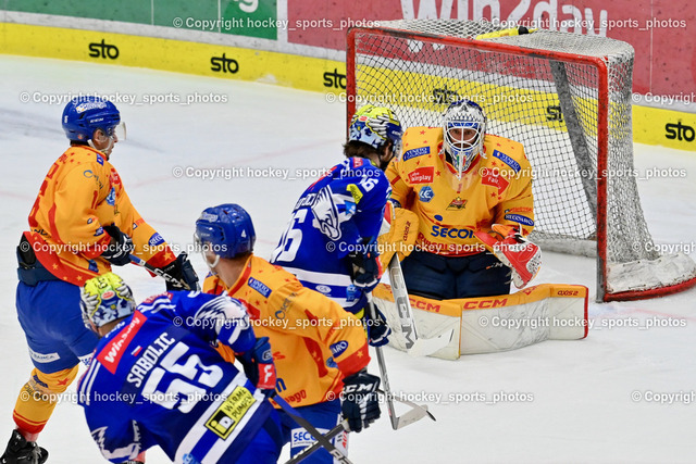 EC IDM Wärmepumpen VSV vs. Asiago Hockey 1935 22.12.2023 | #1 De Filippo Roia, #16 Hancock, #16 Stevan Michele, #4 Gios Gregorio, #55 Sabolic Robert