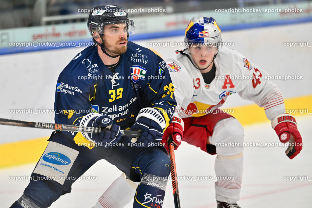Red Bull Juniors vs. EK Zeller Eisbären 20.10.2022 | #39 Wilenius Tomi Kristian, #43 Sinn Phillip Jakob