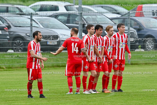 SC Landskron vs. FC KAC 1909 17.5.2023 | #5 Helmut König, #14 Andreas Bernhard Schritliser, #8 Maximilian Hubert Watscher, #9 Raphael Kassler, #3 Patrick Ritzinger, #19 Alexander Maximinian Bergmann